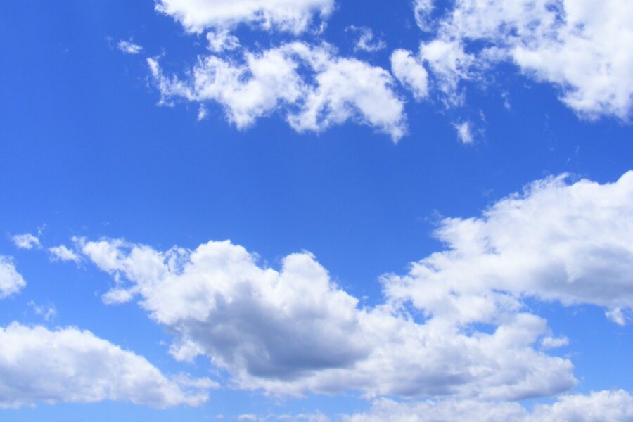 Clouds and blue sky